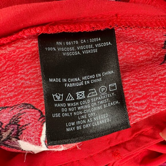 Anthropologie Margo Wide Leg Trousers Boho Floral Pants Flowy Straight Feminine - Picture 7 of 11